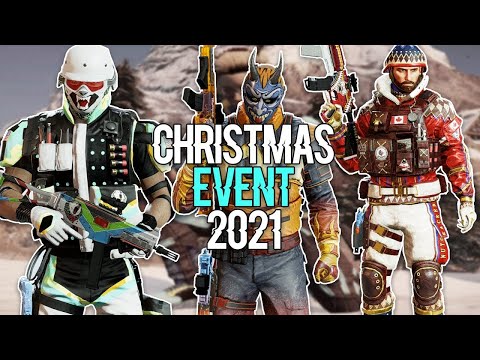 CHRISTMAS EVENT 2021 All BUNDLES - Snow Brawl Event, Weapon Skins, Cards - Showcase IN-GAME - R6