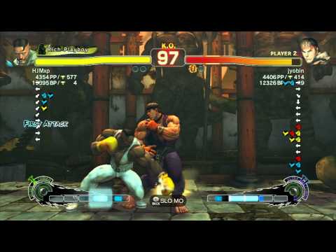 HJMxp (Dudley) vs jyobin (Ryu) - SSF4 Arcade Edition Xbox Live Ranked Match