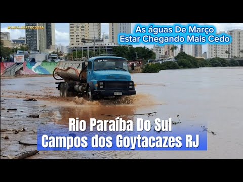 Cheia do rio paraiba do sul em Campos RJ  11/02/2026 parte (1)