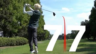 スコア更新77🏌️‍♂️初の前半後半30台!【前編】