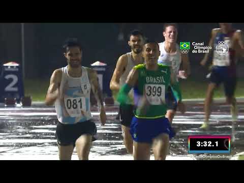 ASSUNÇÃO 2022 - Guilherme Kurtz leva a prata nos 1500m do Atletismo