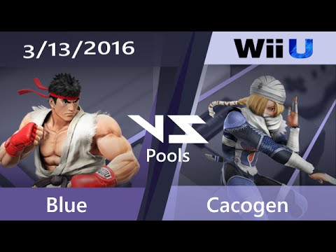 Super SmashNest 5 Pools W-R4 - Blue (Ryu) Vs. Cacogen (Sheik)