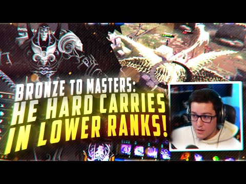 PLAY THANATOS IF YOU WANT TO HARD CARRY IN YOUR SMITE RANKED GAMES!