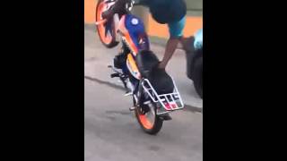 Jamaican bike stunt pt3