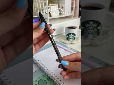 melhores canetas pretas esferográficas! #studyvlog #biomedicina #caneta #canetapreta #dicas