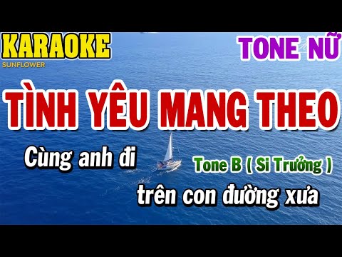 Karaoke Tình Yêu Mang Theo Tone Nữ | Karaoke Beat | 84