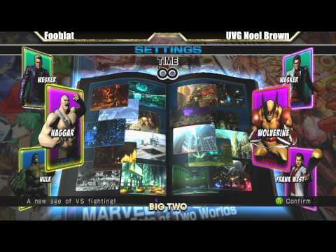 UMVC3 Fooblat vs UVG Noel Brown - Big Two #10 Tournament