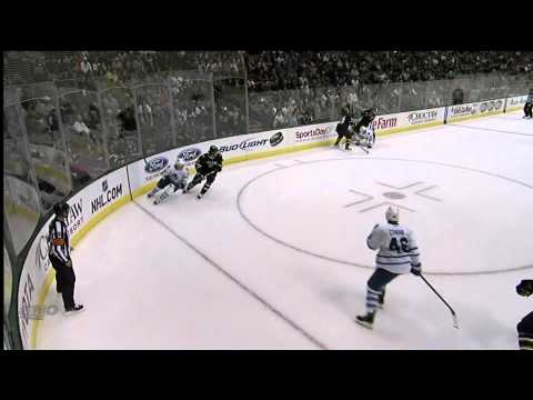 Leafs @ Stars - Joey Crabb Scores - 111125