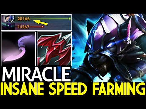 MIRACLE [Luna] Insane Speed Farming 2X Networth Enemy Carry 7.26 Dota 2
