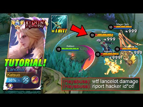 HOW TO DEAL MASSIVE DAMAGE USING LANCELOT 2025! 💀 | LANCELOT BEST BUILD & ROTATION TUTORIAL! - MLBB