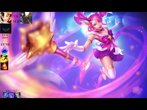 Lux Support vs Pantheon - EUNE Iron Patch 12.2