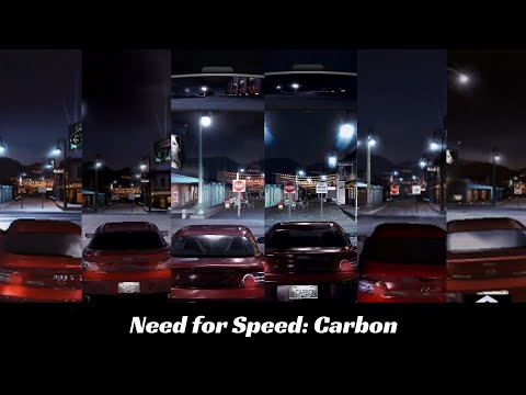 Need for Speed: Carbon (2006) Graphics Comparison (X360, PS3, Wii, Xbox, PS2 & Gamecube