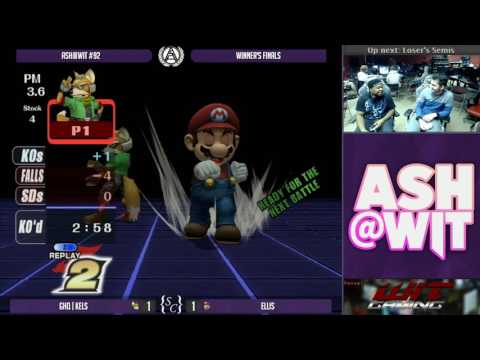 GHQ | Kels (Fox) vs Ellis (Mario) - ASH@WIT #92 PM Winner's Finals