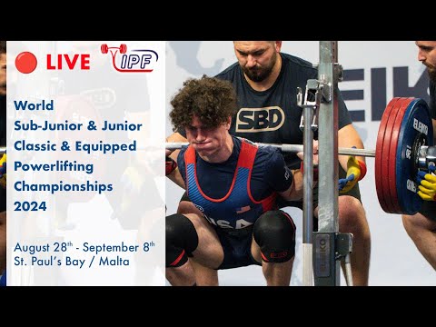 Men SJr, 93 kg classic - World Sub-Junior & Junior Powerlifting Championships 2024