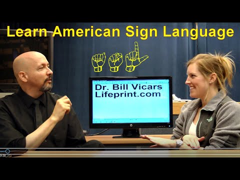Start Learning American Sign Language ASL Lesson 01 ASLU Dr Bill https Lifeprint com