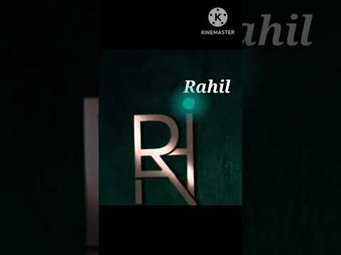 Rahil name logo 🤗 #funwithaqsa #logo #ouraqsa #shorts