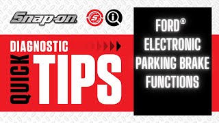 Ford® Electronic Parking Brake Functions | Quick Tips