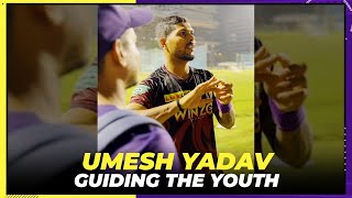 Umesh Yadav sharing bowling tips | Knights In Action | KKR IPL 2022