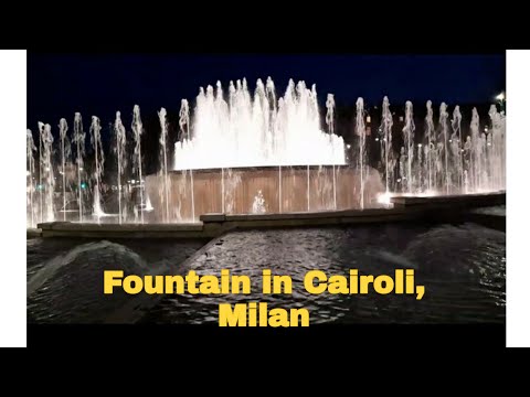 Fountain in Cairoli,Milan