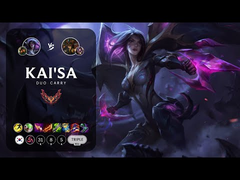 Kai'Sa ADC vs Cassiopeia - KR Grandmaster Patch 13.13