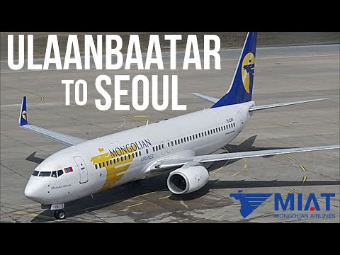 MIAT Mongolian Airlines | Flying from Ulaanbaatar to Seoul | 737-800 Economy