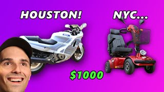 What Does a $1000 Craigslist Motorcycle Look Like in 5 U.S Cities