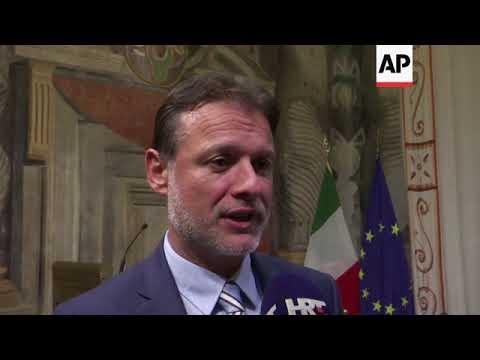 Parliamentary speakers discuss migration; relations between Italy and Croatia