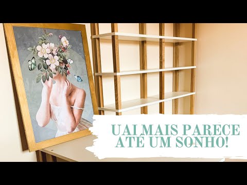 VLOG #7 : MONTAGEM E ORGANIZAO DA ESTANTE NOVA | Os Livros Livram