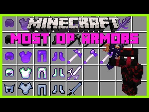 Minecraft - THE MOST OVERPOWERED ARMORS MINECRAFT HAS TO OFFER THERE INSANE