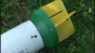 preview picture of video 'Japanese Beetle Trap, High Collection, Low Delivery, components by Tanglefoot now Contech Inc.'