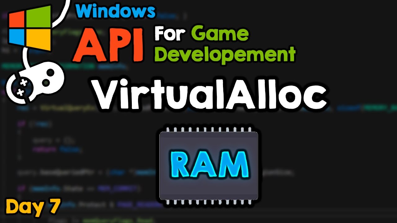 Allocating Memory. WIN API for Game Developers, day 7.