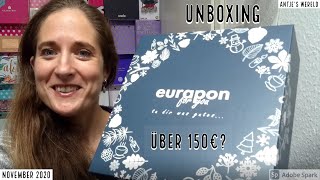 Unboxing Eurapon for you Box - November 2020 - Antje's Wereld