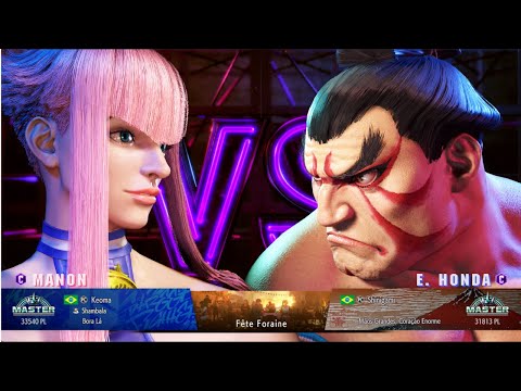 SF6 - Keoma (Manon) vs Shinigami (Honda) - Street Fighter 6 RANKED MATCH