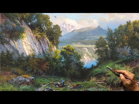 "The Pilgrim's Progress" Acrylic painting. Artist - Viktor Yushkevich. #148