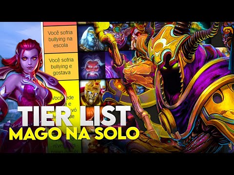 SMITE TIER LIST DE MAGOS NA SOLO! - ⚡ Smite BR