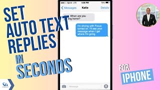 How to easily activate auto reply for text messages on iPhone | Kurt the CyberGuy