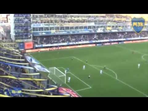 Gol rabona vaselina Jonathan Calleri. Boca 2-1 Quilmes. Campeonato 2015. Desde Popular norte. HD