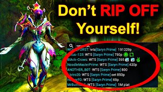 Warframe How to Price Items WITHOUT a Website
