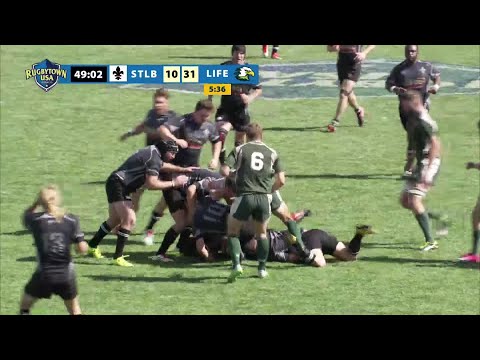 Midfield Crash Ball: St Louis BOMBERS v Life RUNNING EAGLES (Ryan Hercules) D2 Mens Final 2017