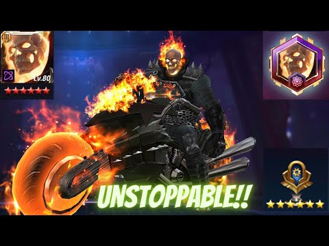 LVL 80 GHOST RIDER BURNING EVERY WBL & DORMAMMU GBR - JUDGEMENT CTP - Marvel Future Fight