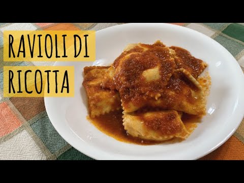 Ravioli ripieni di Ricotta - Ricetta facile
