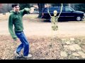 Awesome dancing with skeleton man 