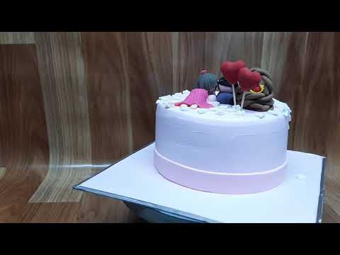 Ck Dk Anniversary Cake (Fondant Cake)