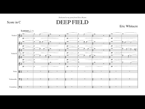 Deep Field by Eric Whitacre (Score)