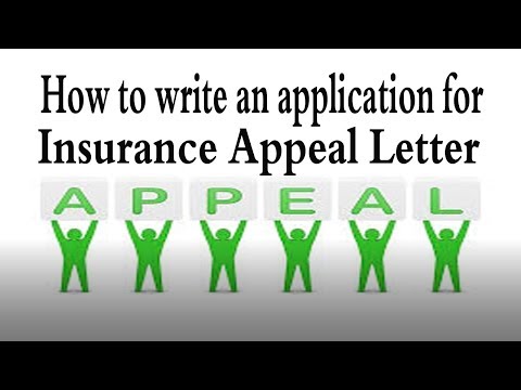 Sample Of Insurance Appeal Letter. Video