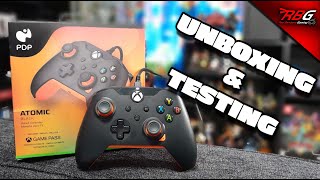 Unboxing NEW PDP Neon Series Atomic Black Controller for Xbox Series X/S - Red Bandana Gaming