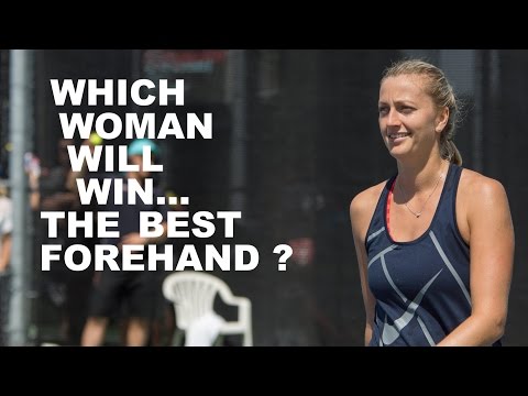 WHICH WOMAN HAS THE BEST FOREHAND? • COMPILATION 2016