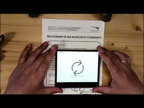 Marschpat Unboxing, Hardware einrichten und erste Schritte