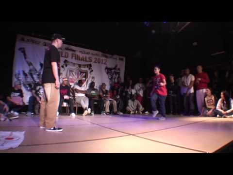 UK BBoy Champs 2012 - RYOSUKE vs CINTIA (Popping Top 16)