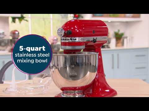 KitchenAid 5Quart 325Watt TiltHead Stand Mixer with Flex...